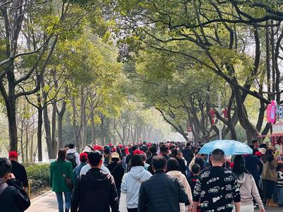 岳麓山、橘子洲景區(qū)大客流,景區(qū)倡導(dǎo)游客盡量"錯(cuò)峰出游"